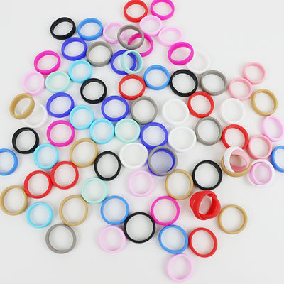 جودة  BPA Free Food Grade Silicone Rubber O Rings Chewable For Children Girls مصنع