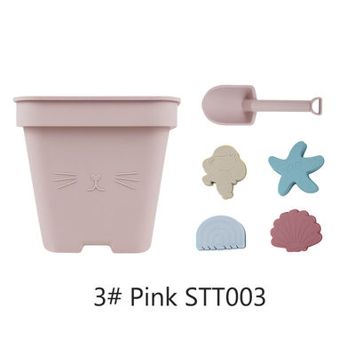 بيع بالجملة سليكون دلو لعبة الطفل مجموعة لعبة الشاطئ