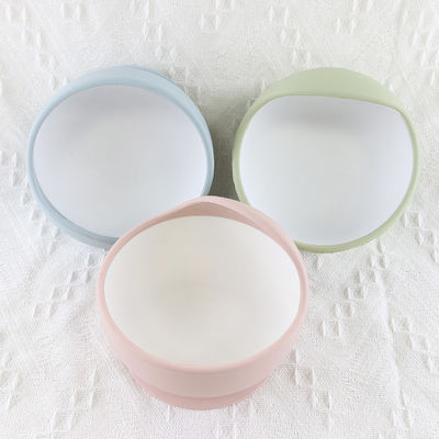 مجموعة وعاء طعام للأطفال خالية من BPA ، وعاء سيليكون للأطفال من السيليكون