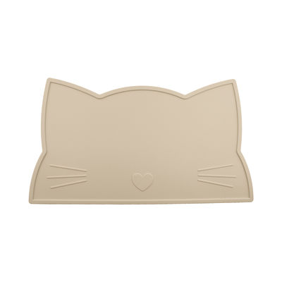Cat Face Kids Silicone Placemat ، سيليكون مائدة الطعام حصيرة مقاومة للماء حصيرة تغذية