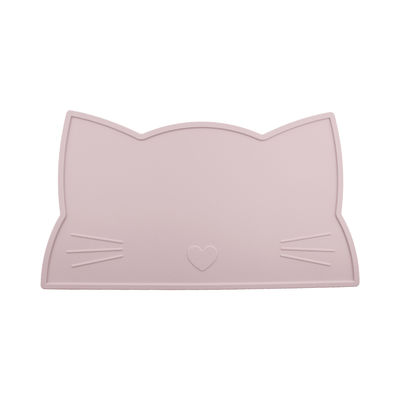 Cat Face Kids Silicone Placemat ، سيليكون مائدة الطعام حصيرة مقاومة للماء حصيرة تغذية