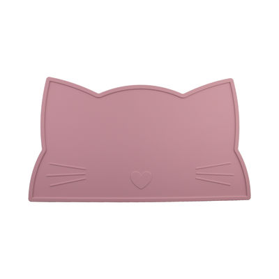 Cat Face Kids Silicone Placemat ، سيليكون مائدة الطعام حصيرة مقاومة للماء حصيرة تغذية