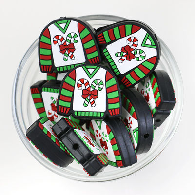 خرز سيليكون بؤري لعيد الميلاد مخصص