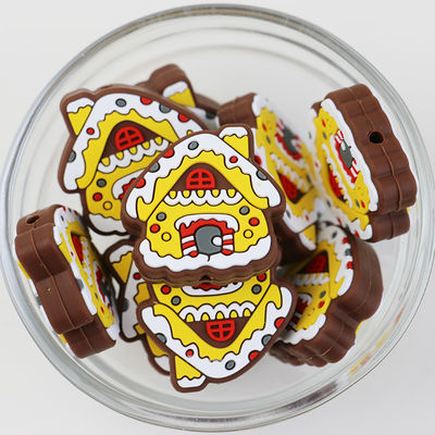 خرز سيليكون بؤري لعيد الميلاد مخصص