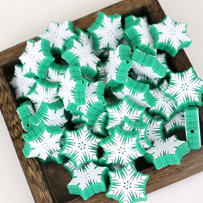 خرز سيليكون بؤري لعيد الميلاد مخصص