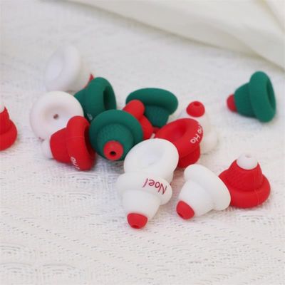MOQ 200pcs حبات السيليكون للاسنان حبات السيليكون العضوية للاسنان - آمنة ودائمة للقلمات DIY جعل سلسلة مفاتيح