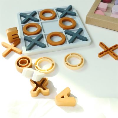 نطاق العمر 1-4 سليكون لغز يُعزز التطور المعرفي التعليمي سليكون XO لغز الألعاب
