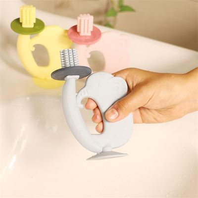 أسنان الأطفال السيليكونية خالية من BPA نسيج ناعم يهدئ ألم اللثة تخفيف الأسنان أسنان السيليكونية آمنة لألعاب الأطفال