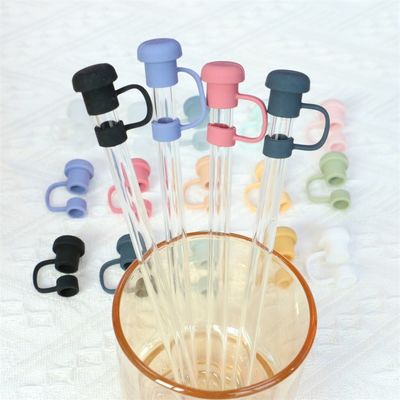 غير سامة مصنوعة خصيصا سيلكون القش غطاء القفازات قبعة قبعة للقش Tumblers
