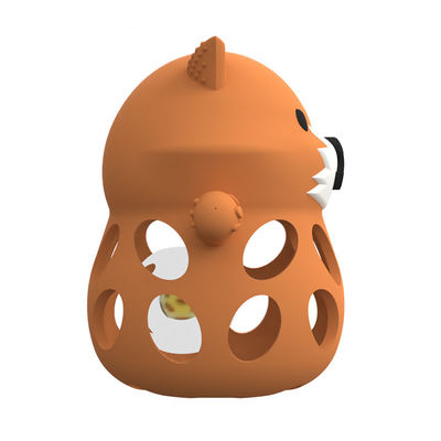 صناعة السيليكون مخصصة 3D ثعلب الحيوانات BPA الحرة الجودة الغذائية السيليكون ألعاب التسليم الأطفال أسنان الصقر