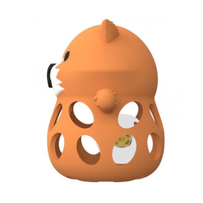 صناعة السيليكون مخصصة 3D ثعلب الحيوانات BPA الحرة الجودة الغذائية السيليكون ألعاب التسليم الأطفال أسنان الصقر