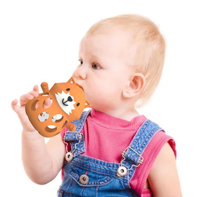 PAISEN الحيوانات الحرة من BPA أطفال أسنان لعبة الغذاء الصف السيليكون أسنان قفازات مكافحة السقوط معصم أسنان اليد ألعاب مضغ الطفل