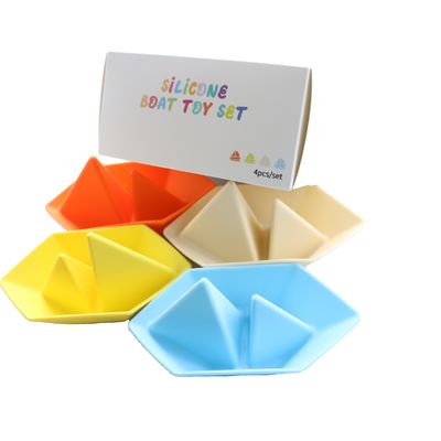 الوصول الجديد BPA آمنة سيليكون حمام قوارب ألعاب سهلة التنظيف أطفال يلعبون حمام ألعاب تعليمية حمام السيليكون الأولاد