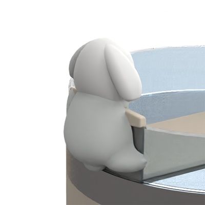 أغطية القش الحيوانية الحلوة وملحقات الزجاجة