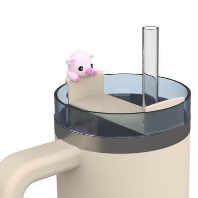 أغطية القش الحيوانية الحلوة وملحقات الزجاجة