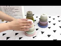 ألعاب سيليكون متعددة الوظائف للأطفال ملونة مع مواد صديقة للبيئة من الدرجة الطبية