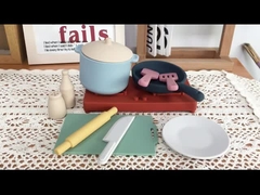 2023 جديد غير سامة BPA الحرة الطفل سيليكون لعب للعب المنزل المطبخ الطبخ