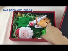 OEM الغذاء الصف الطفل سيليكون لعب صديقة للبيئة لشجرة عيد الميلاد التراص