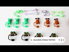 غطاء القش السيليكوني الكامل في تصميم ثلاثي الأبعاد لـ ستانلي كوب 6-12 ملم القش / Sippy